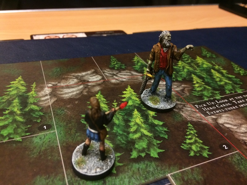 Last Night of Earth salvage mission - Sally confronts a behemoth zombie