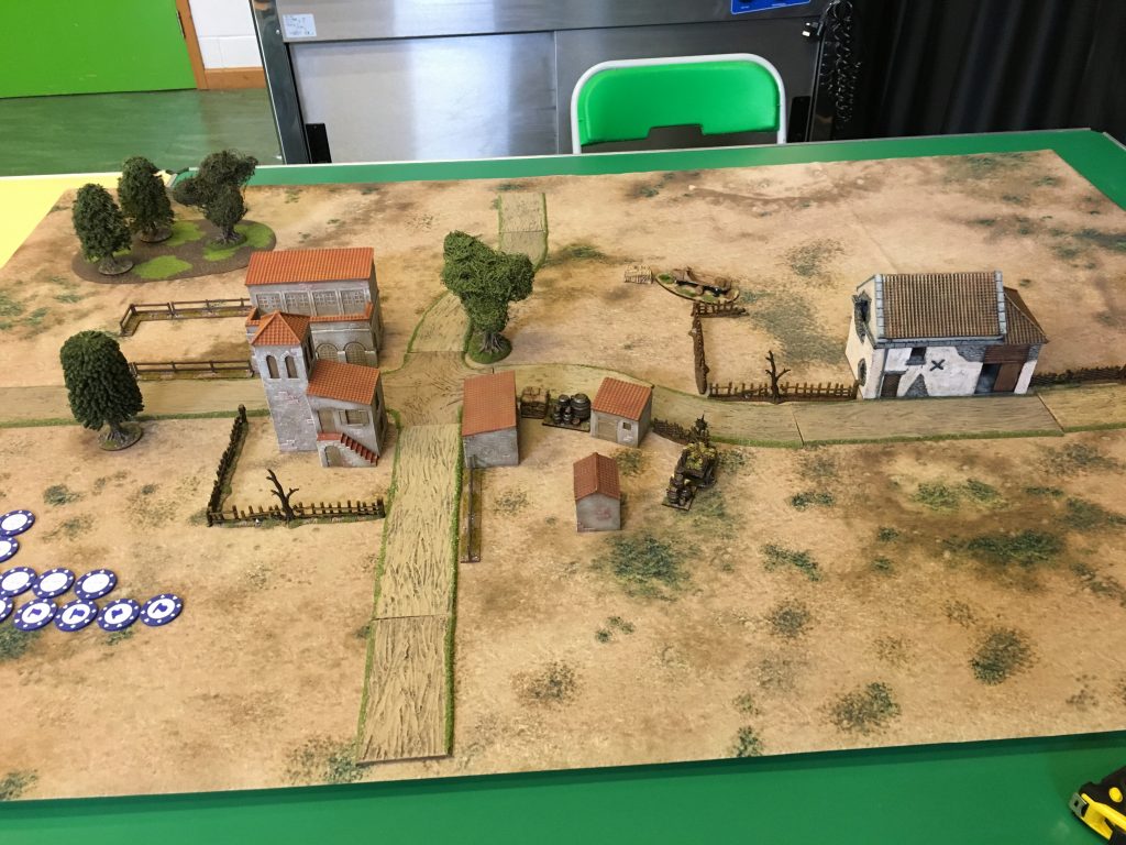 Sharp Practice Game - the battlefield from the British side
