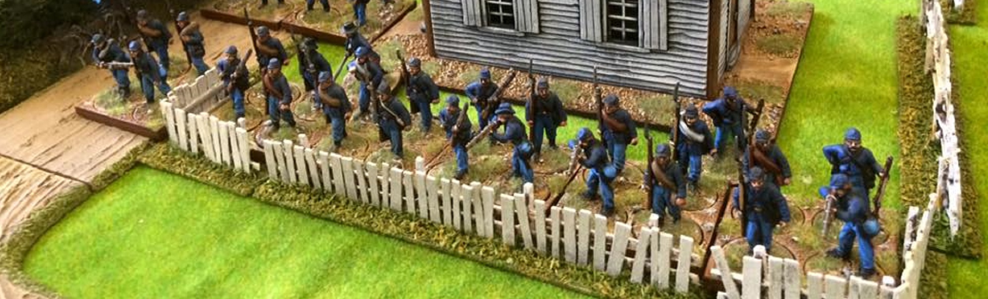 Wargames Brackley - the BAD Gamers play an ACW game of Sharp Practice